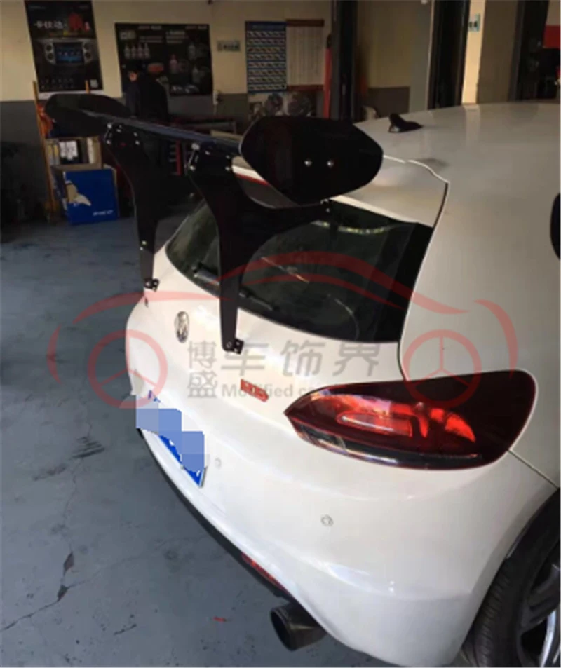 Для Scirocco гольф для девочек 4 5 6 7 MK4 MK5 MK6Carbon волокно сзади загрузки крыла спойлер