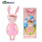 Кукла Metoo, мягкие игрушки, плюшевые животные, мягкие детские игрушки для девочек, детей, мальчиков, Kawaii, мультяшный кролик Анжела, Детская кукла, игрушка