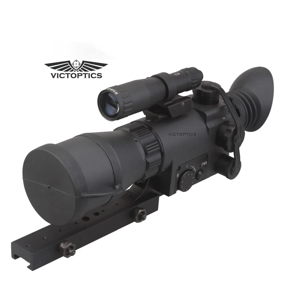 VictOptics 2,5x50 Монокуляр ночного видения прицел для охоты ночной съемки с 9 уровнями освещения