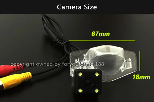 Камера заднего вида для Honda Elysion/Element/Integra/Pilot/камера вида/HD CCD RCA NTST PAL/лампа