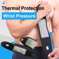 2pcs anti sprain guard thumb wrap wristband magnet heating bracers support arthritis protection warm sport fitness elastic wrist