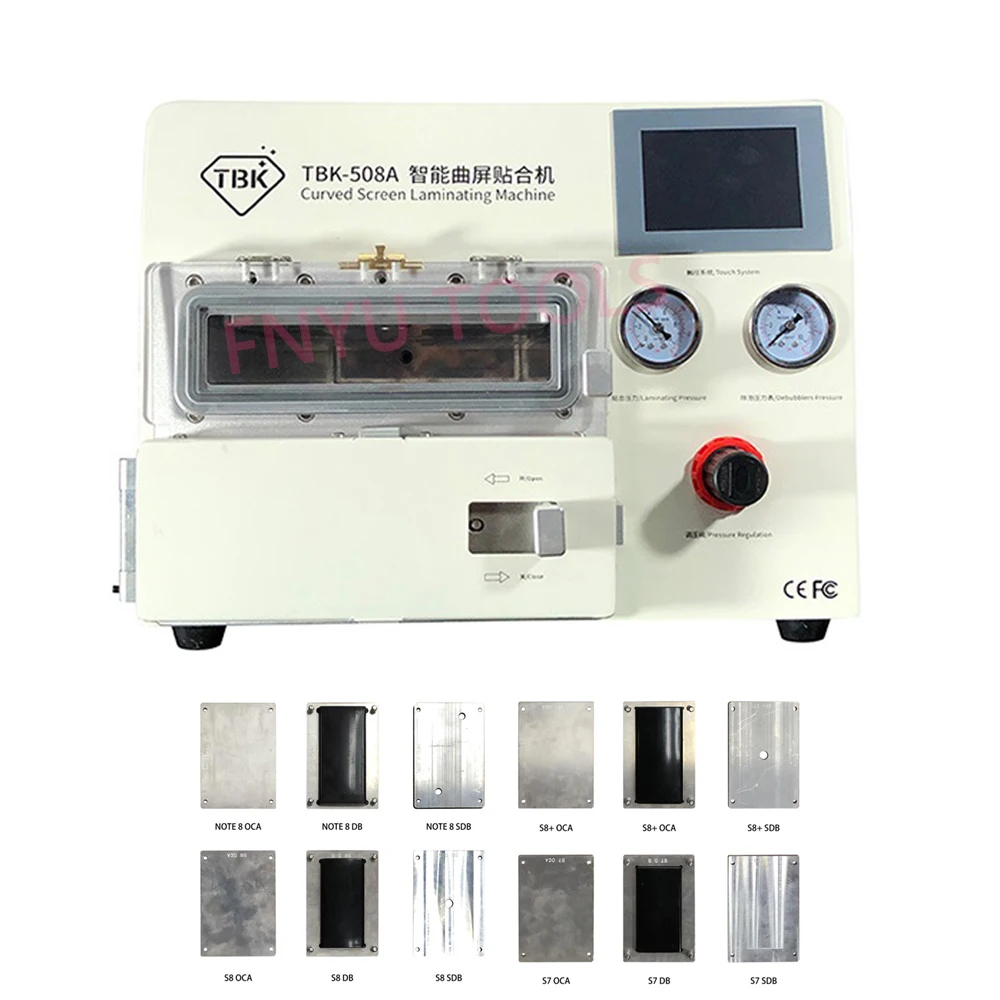 TBK-508A изогнутая машина для вакуумной ламинации ЖК-экрана OCA Repair Bubble Remover сумка для iphone S7 S8 S8