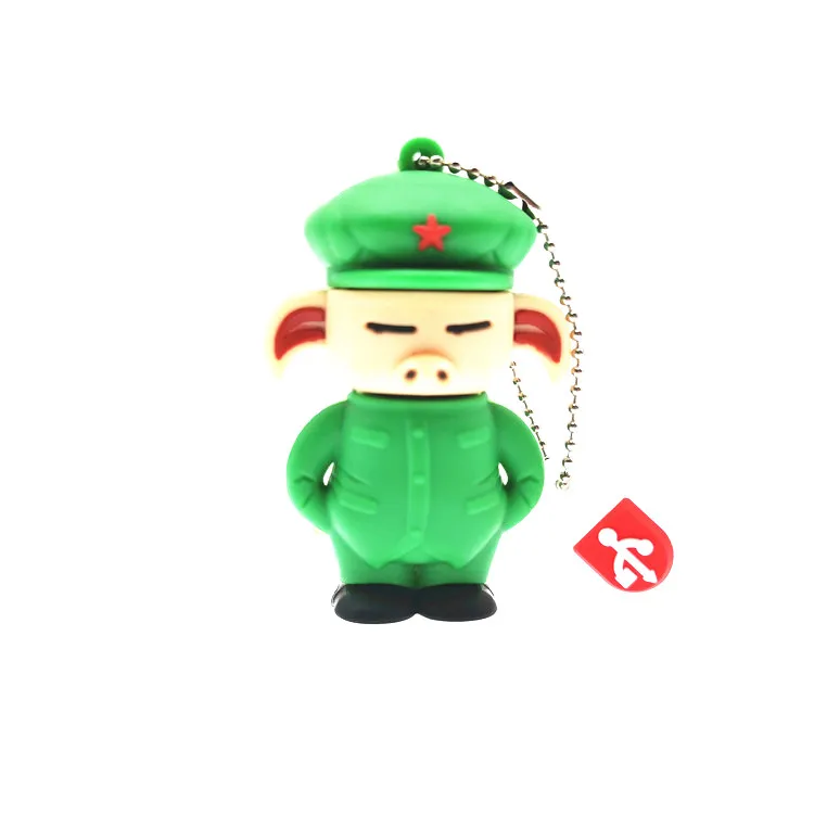Usb флеш накопитель в виде свиньи 8 ГБ 64 32 16 4 Гб usb 2 0|USB флэш-накопители| |