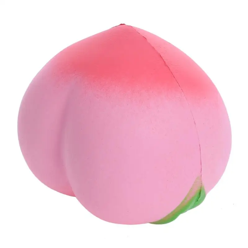 1 шт. 10 см Jumbo медленно растущий персик мягкие игрушки Kawaii фрукты сквиши крем ароматизированные игрушки для детей и взрослых# YL