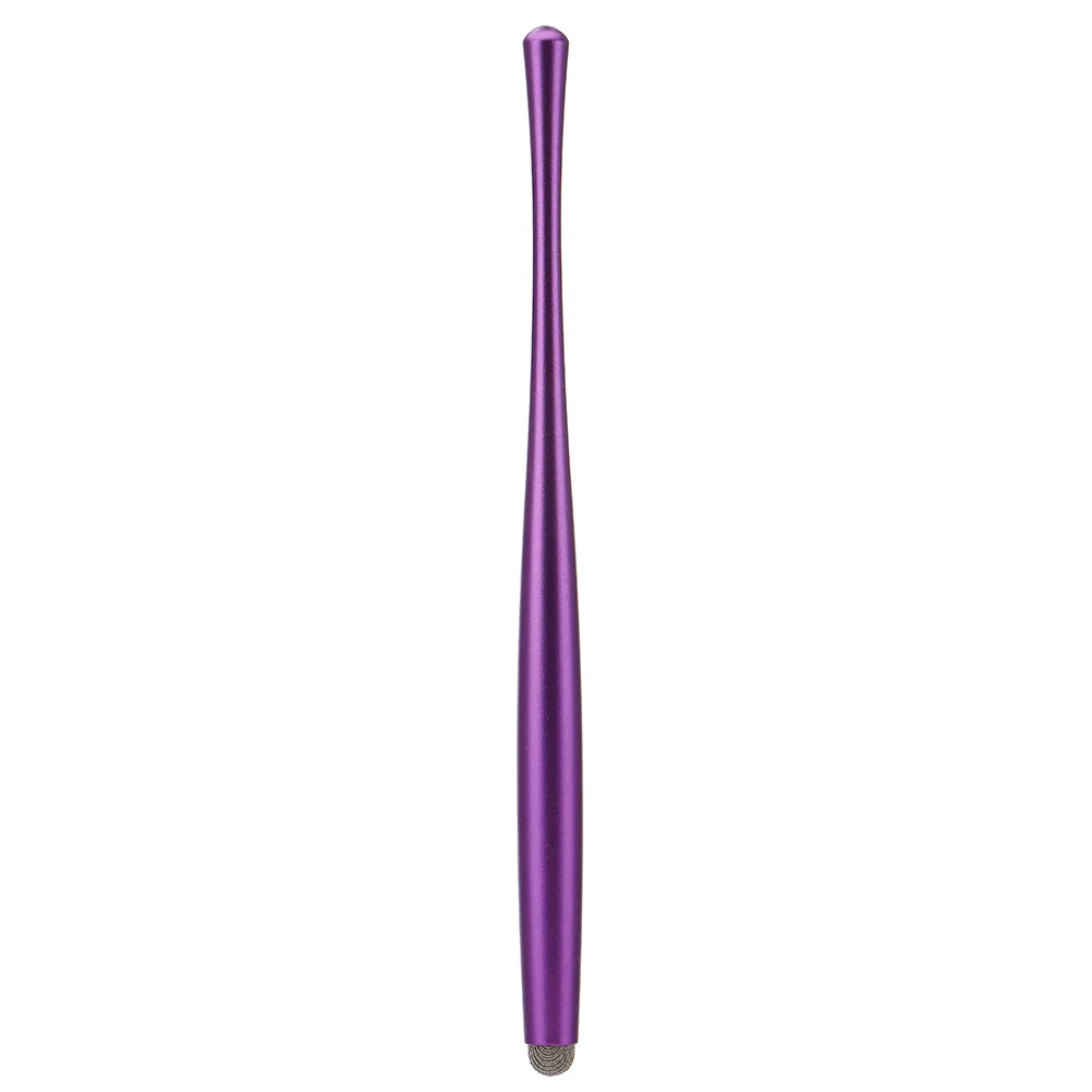 Mini the thin waist touch pen is suitable for capacitive stylus of iPad and other equipment(2purple packs) |