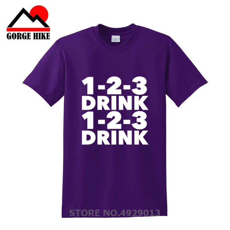 Enjoy the Beer Alcohol Мужская футболка для питья Веселая пародия летний модный топ