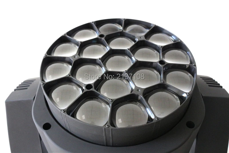 19*15 Вт Osram СВЕТОДИОДНЫЙ движущийся головной Луч профессиональное освещение DMX контроллер DJ сцена диско вечеринки эффект освещения Luci Дискотека Cabeza Movil