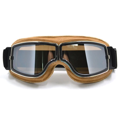 Model 11 Для Harley style Gafas винтажные мотоциклетные MX очки кожаные Пилот Мотоцикл Скутер байкер очки Ретро шлем очки питбайк - Цвет: Model 11