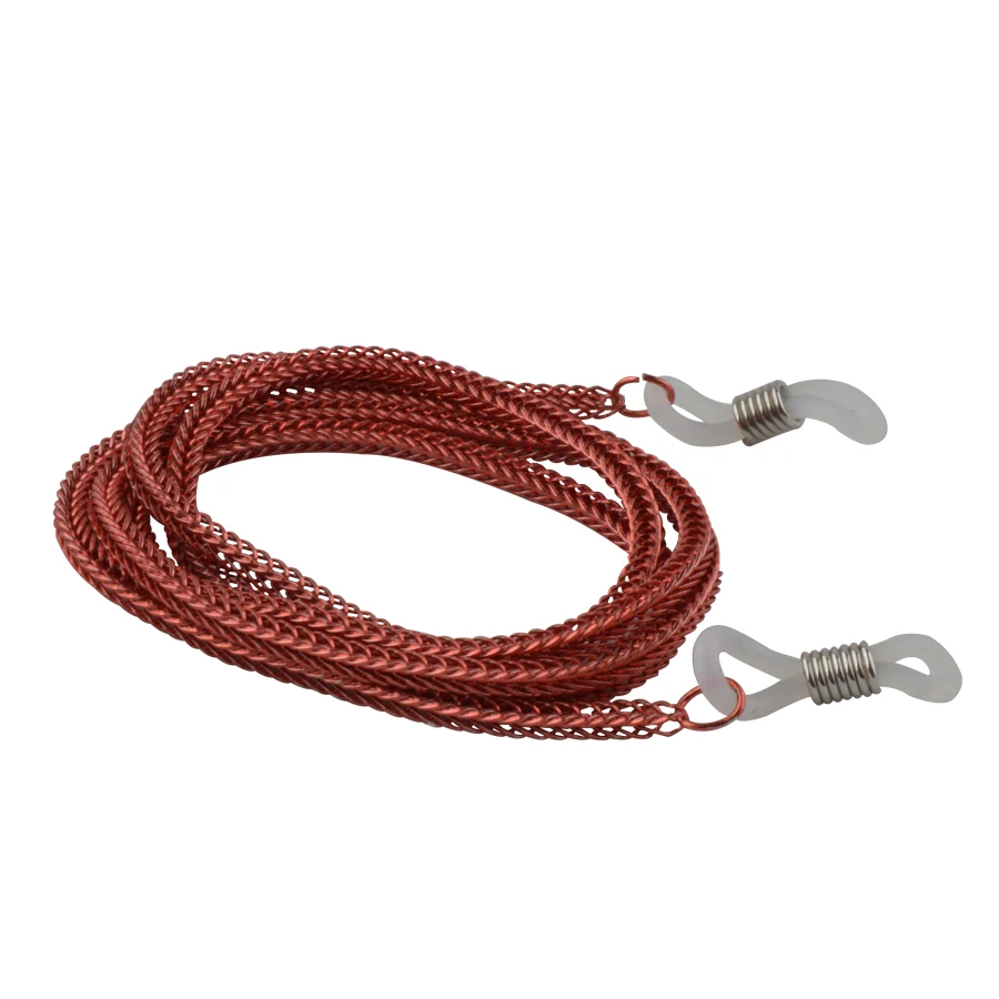 

Retail Red Metal Sun Glasses Sports Sunglasses Cord metal Band Strap Cord 66CM Freeshipping