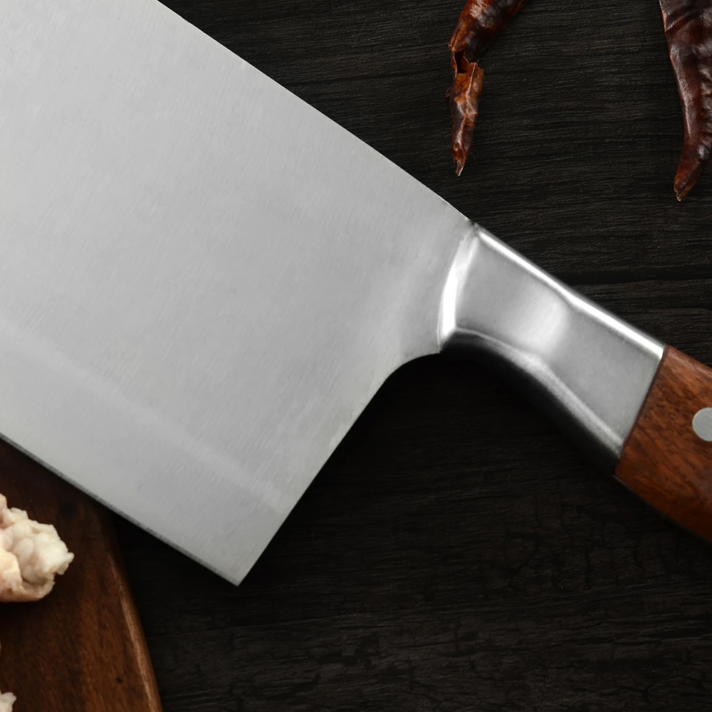 Кухонный нож из нержавеющей стали 8 дюймов с острым лезвием 4cr13 изогнутая ручка