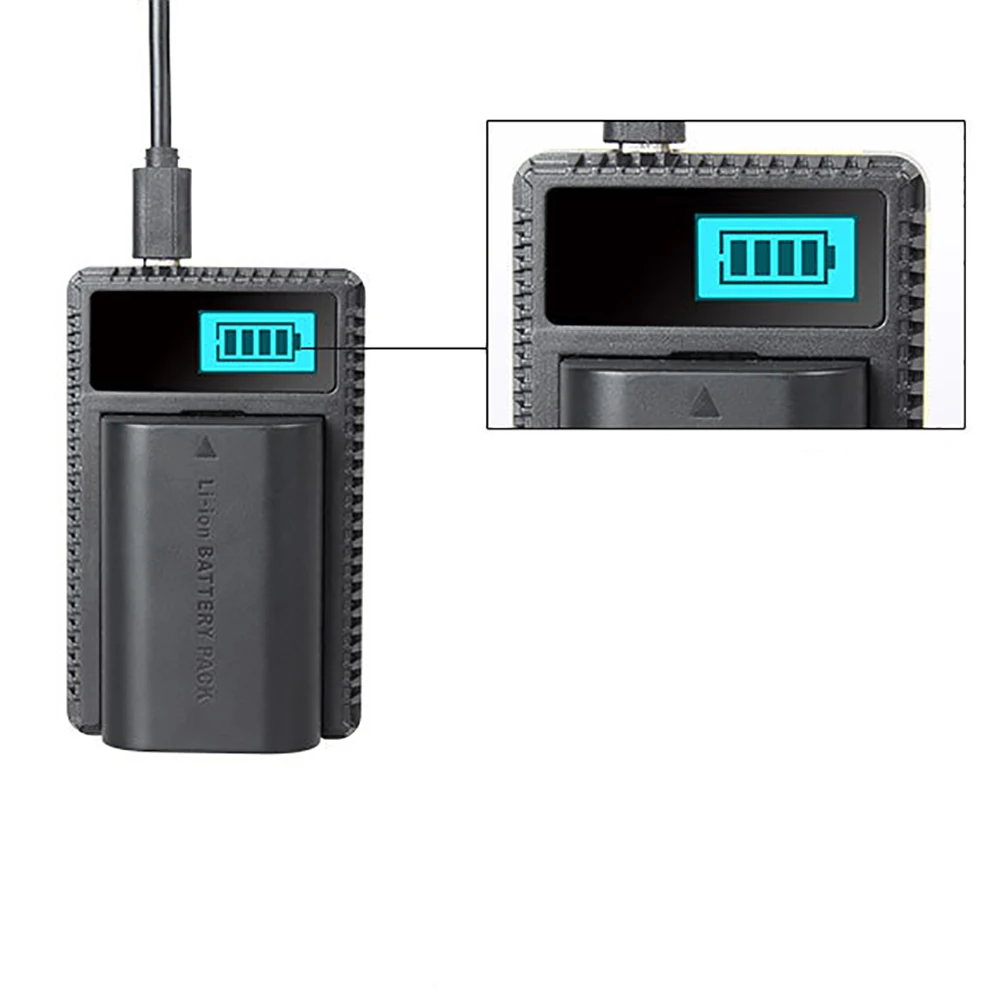 Литий ионный аккумулятор для цифровой камеры с ЖК дисплеем и USB зарядным