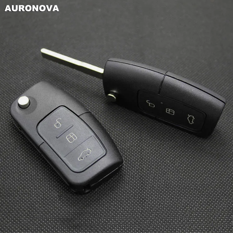 Чехол для ключей AURONOVA откидной складной чехол Ford Focus HU101 Blade 3 кнопки Оригинальный |