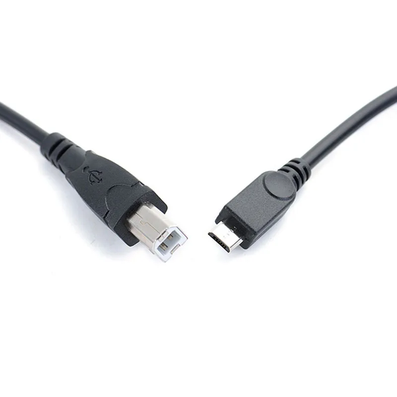 Кабель-переходник OTG с Micro USB папа на USB2.0 B m 1 м | Электроника