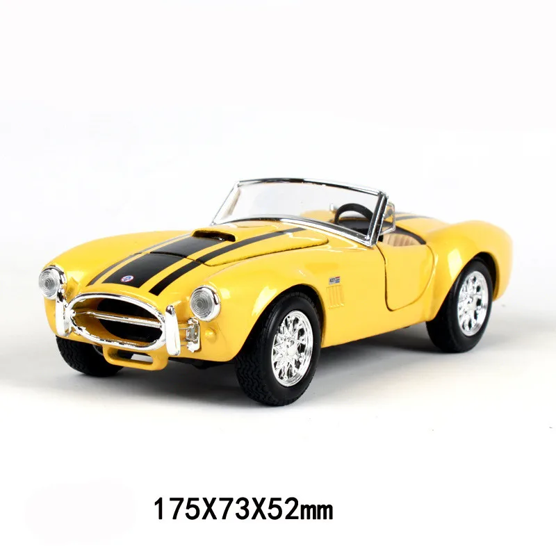 Моделирование 1:24 1965 Shelby Cobra 427 металлический сплав модель автомобиля коллекция и