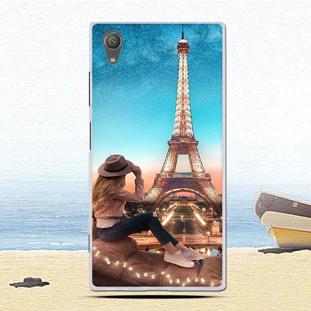 Модный синий Стильный чехол с рисунком для Sony Xperia XA1 Plus G3421 G3423 G3412 G3416 G3426 из ТПУ