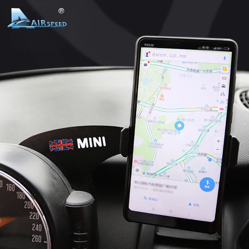 airspeed for mini cooper f60 countryman accessories union jack bracket car phone holder steering wheel rear phone mobile mount free global shipping