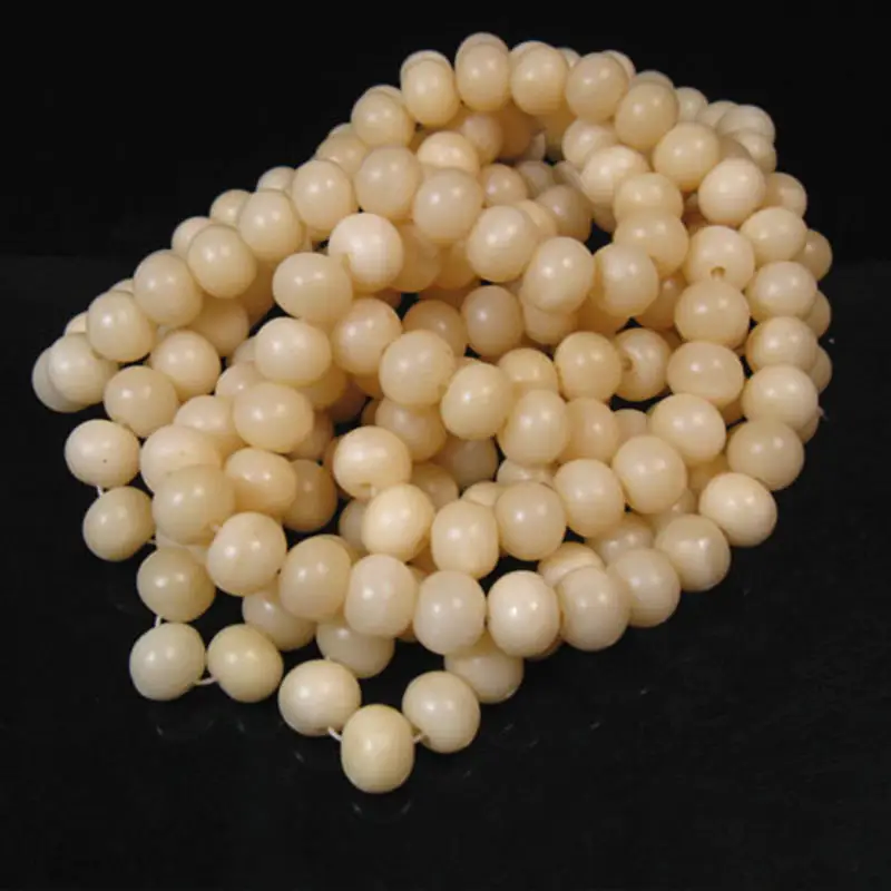 Молитвенные бусины Real Ox Bone с масляным покрытием 6 мм 8 10 12 14 108 Mala TSB0292|beads lot|beads 100lot