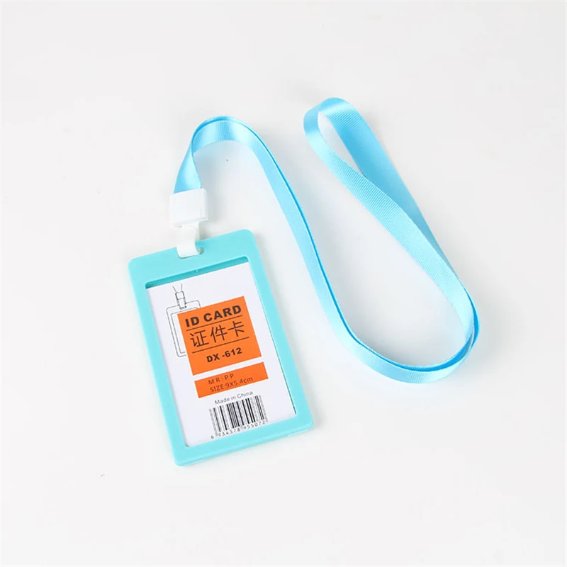 FHADST Id держатель для карт высококачественный шнурок имя пластиковая кредитная