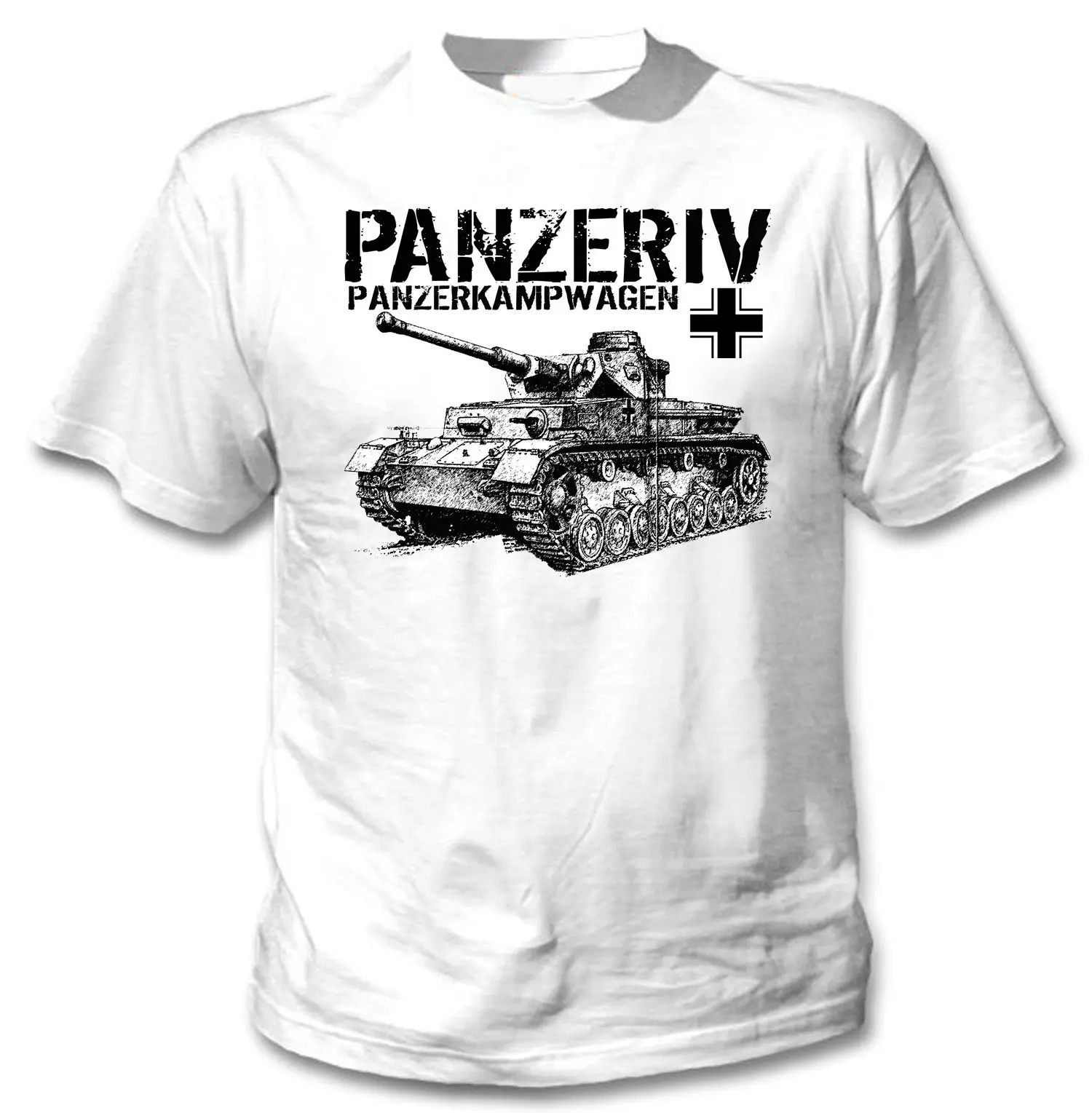 Новое поступление 2019 Мужская модная футболка PANZER TANK IV Германия времен Второй