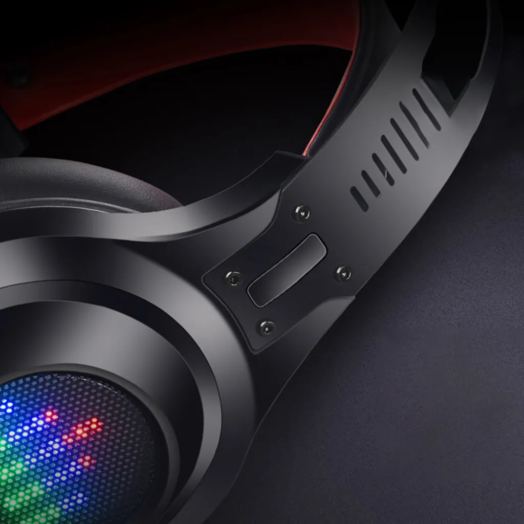 HL G08 USB стерео ПК игровая гарнитура светящиеся профессиональные студийные DJ