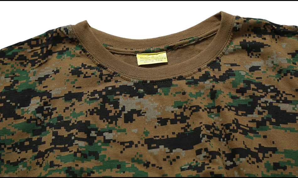 Refire gear Военная камуфляжная футболка Для мужчин чулочно-носочные изделия US армейская тактическая футболка лето быстросохнущая дышащая мужская футболки