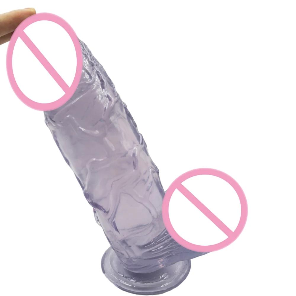 Огромный толстый реалистичный анальный фаллоимитатор с присоской супер большой