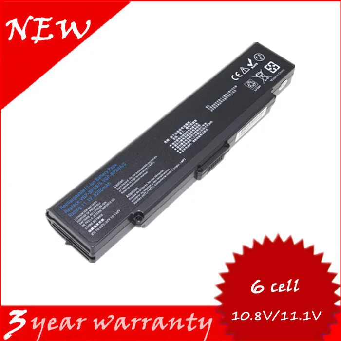 

New Laptop Battery for SONY VGP-BPS9/B VGP-BPS9/S VGP-BPS10 VGN-CR20 VGN-CR33 BPS9/S VGP-BPS9L BPS9L +with cd good gift