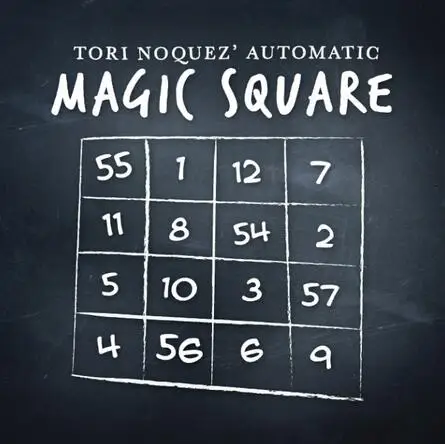 Автоматический магический квадрат представлен Tori Noquez Волшебные трюки