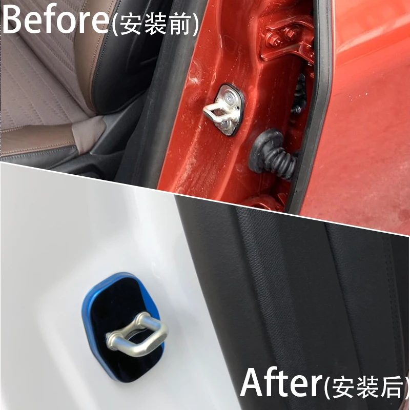 4 шт. антикоррозийный защитный чехол для дверного замка автомобиля Peugeot 301 2012 2017