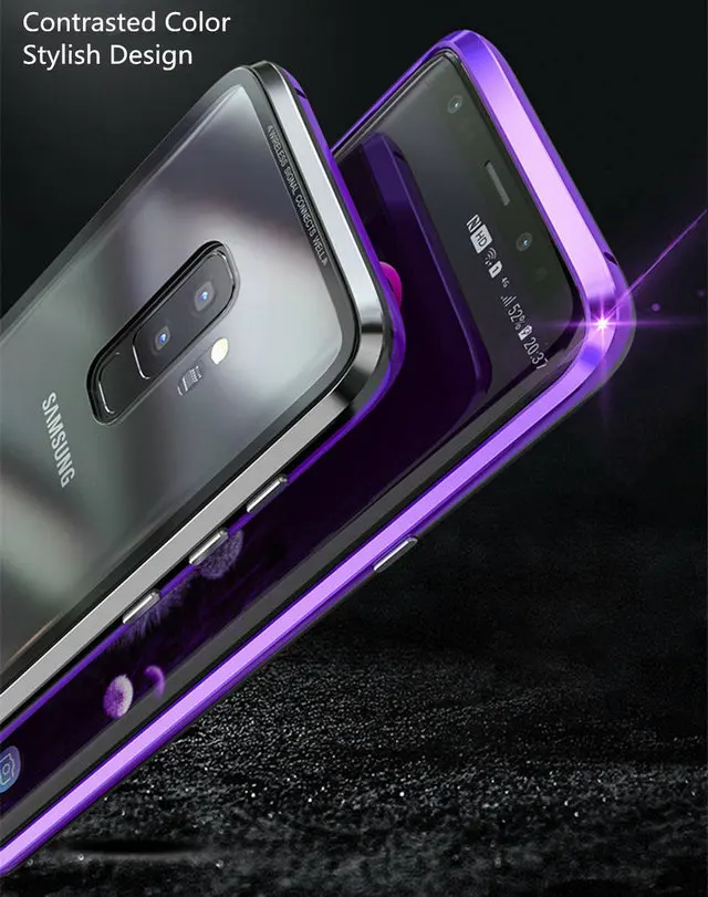 Металлическая Рамка флип Etui для samsung Galaxy S10 Plus чехол Note10 Coque samsung S10Plus чехол на магните для samsung Note 10 Plus чехол S10e S9 S10
