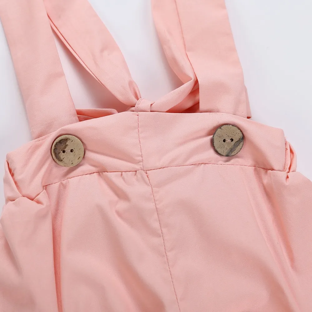 Комплекты одежды для новорожденных и маленьких девочек детский комбинезон с