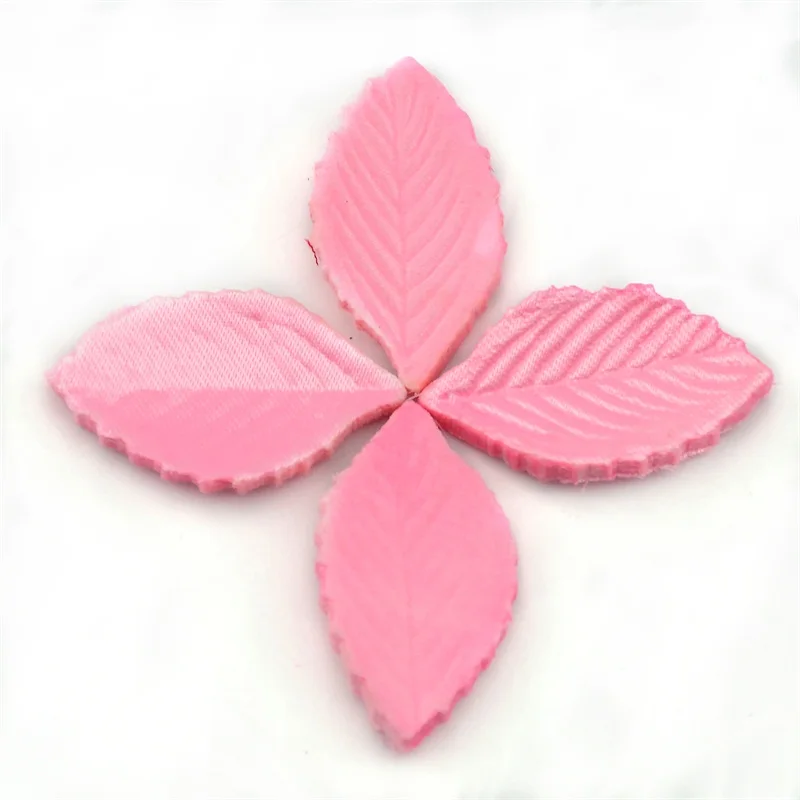 Pink 200 шт./лот, 3*2 см головки, дешевые искусственные шелковые цветы для свадебных украшений, вечерние украшения, конфетти, листья, скрапбук, Флорес - Цвет: Pink