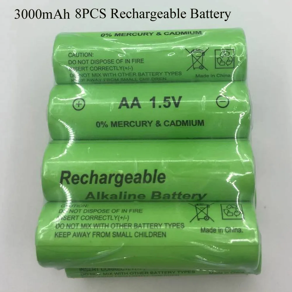 4-20 шт новинка 1,5 V перезаряжаемый AA аккумулятор 14500 mAh щелочные батареи для часов игрушки фонарик пульт дистанционного управления камера