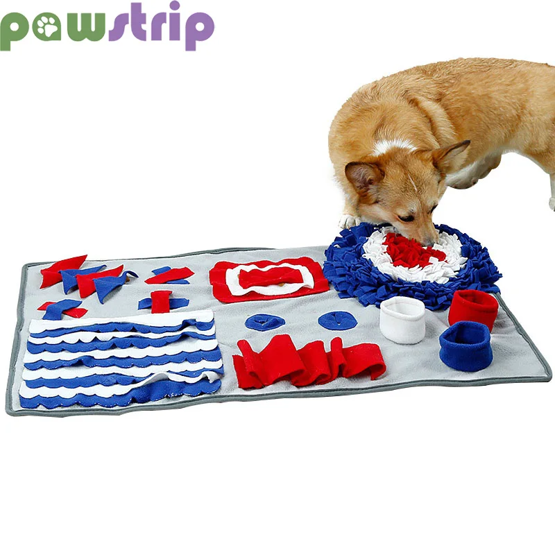 Коврик pawstrip для собак 2 цвета снятия стресса мягкое обучающее одеяло поиска