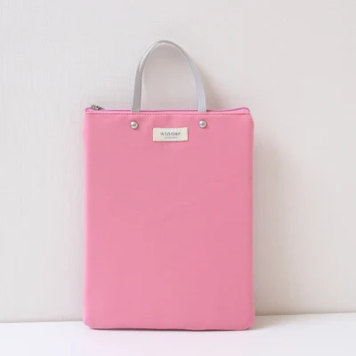 Large 36x28cm rose Новинка, А4, холщовые офисные портфели для мужчин и женщин, водонепроницаемая сумка-мессенджер, сумка для хранения файлов, сумка-портфель, сумка для IPAD, 1468 - Цвет: Large 36x28cm rose