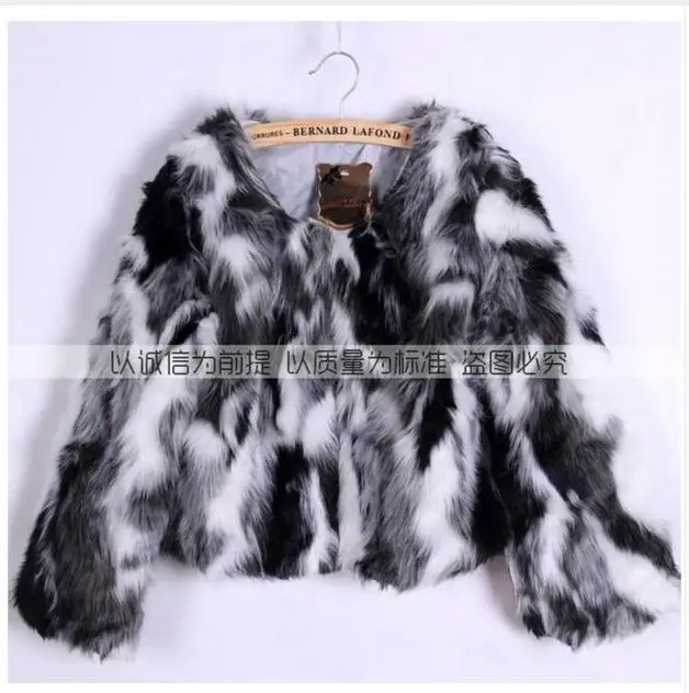 Женская Шуба из искусственного меха S/9XL короткая шуба смешанных цветов на осень и