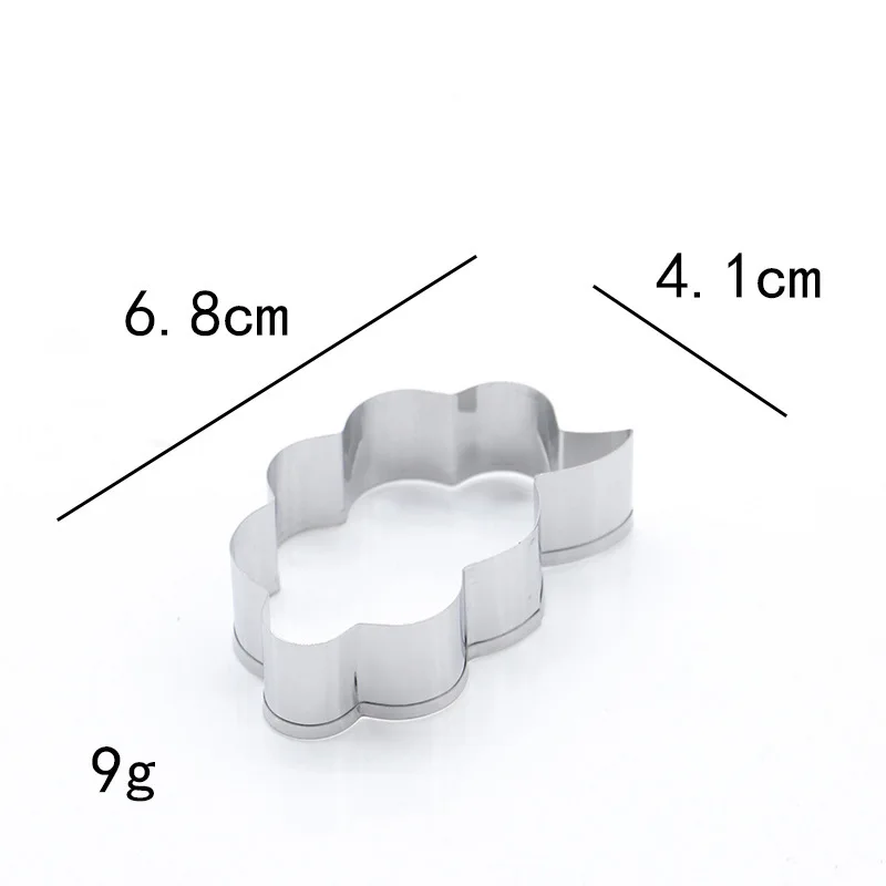 Нержавеющая сталь формочка для печенья торт Шоколадный Fondant (сахарная) мыло хлеб