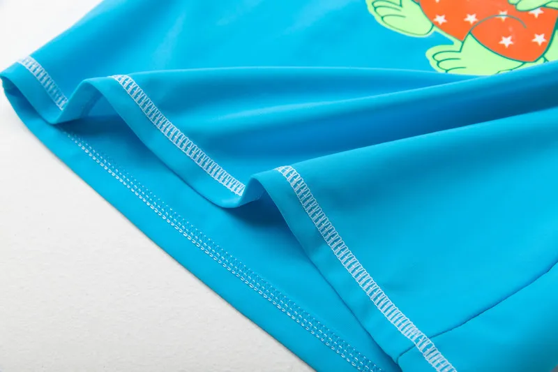 Детский цельный купальник для малышей с милым рисунком UPF50 + Рашгард плавания