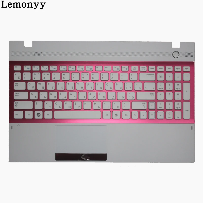 Новый русский клавиатура для ноутбука samsung NP300V5A NP305V5A 300V5A BA75-03246C RU с Palmrest крышка -