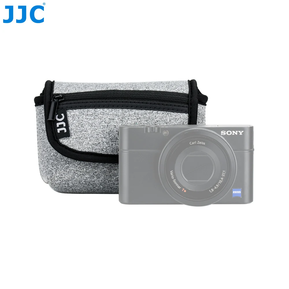 OC-R1BG JJC Компактная сумка для фотоаппарата/чехол Чехол для sony RX100 RX100 II RX100 III RX100 Характеристическая вязкость полимера RX100 V RX100 VI/Olympus TG-5 TG-4 TG-3 TG-2/Canon G7X - Цвет: OC-R1BG