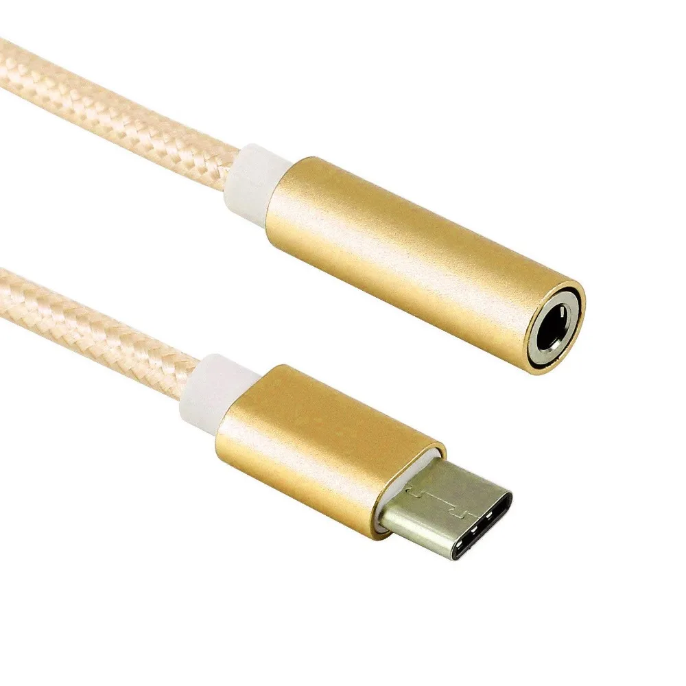 Кабель адаптер для наушников Type C 3 5 мм USB 1 штекер AUX аудио разъем смартфонов Xiaomi 6
