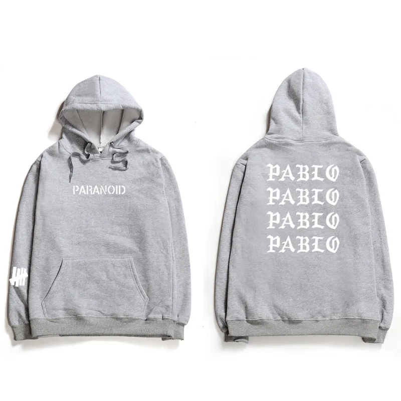 Мода, Assc club, брендовая толстовка с капюшоном, мужская и женская, параноидальная, с буквенным принтом, толстовка с капюшоном, мужская, Kanye West, Pablo, анти-social hoodi - Цвет: 6