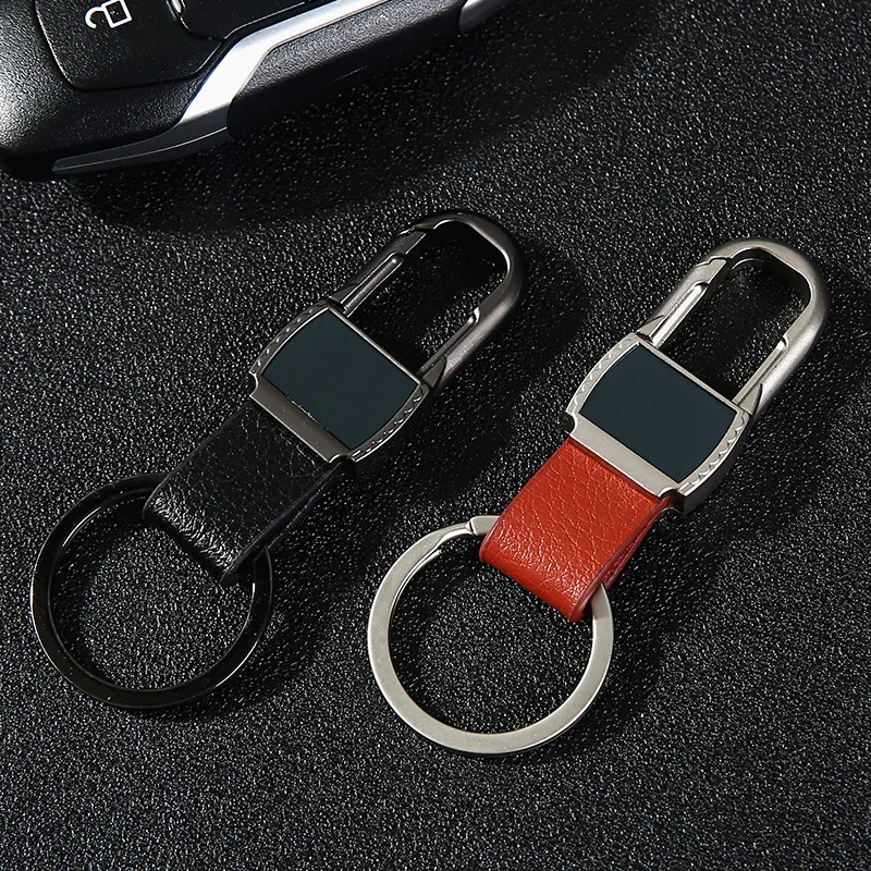 Men's metal stainless steel key ring charm chain fashion car brand logo holder accessories gift jewelry | Украшения и