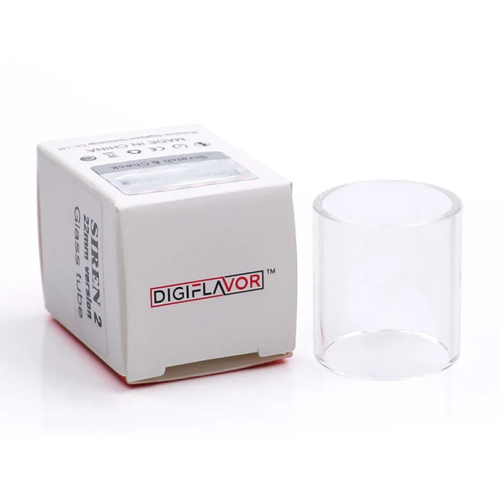2 шт./лот Digiflavor siren v2 стеклянные трубки электронные cigarettte аксессуар замена для 22 мм