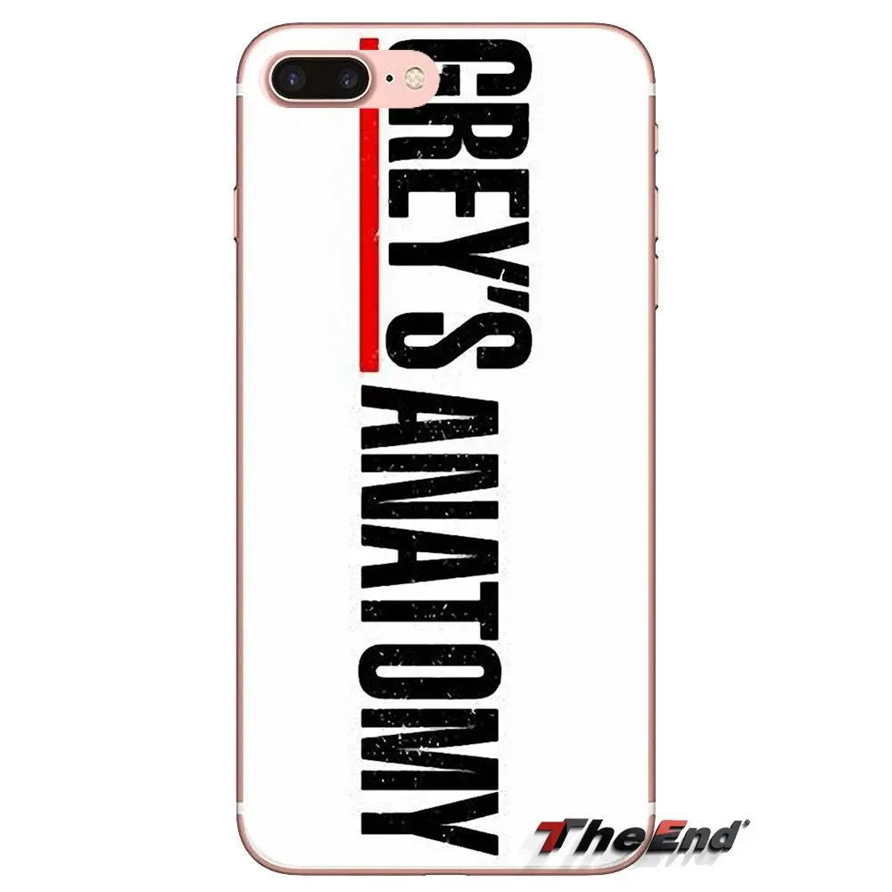 Soft Transparent Shell Cover For iPod Touch Apple iPhone 4 4S 5 5S SE 5C 6 6S 7 8 X XR XS Plus MAX Cartoon Greys Anatomy Collage |