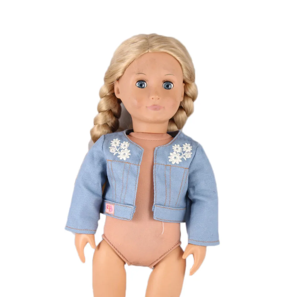 Новое поступление Детская кукла зимнее Яркое пальто кукольная одежда для