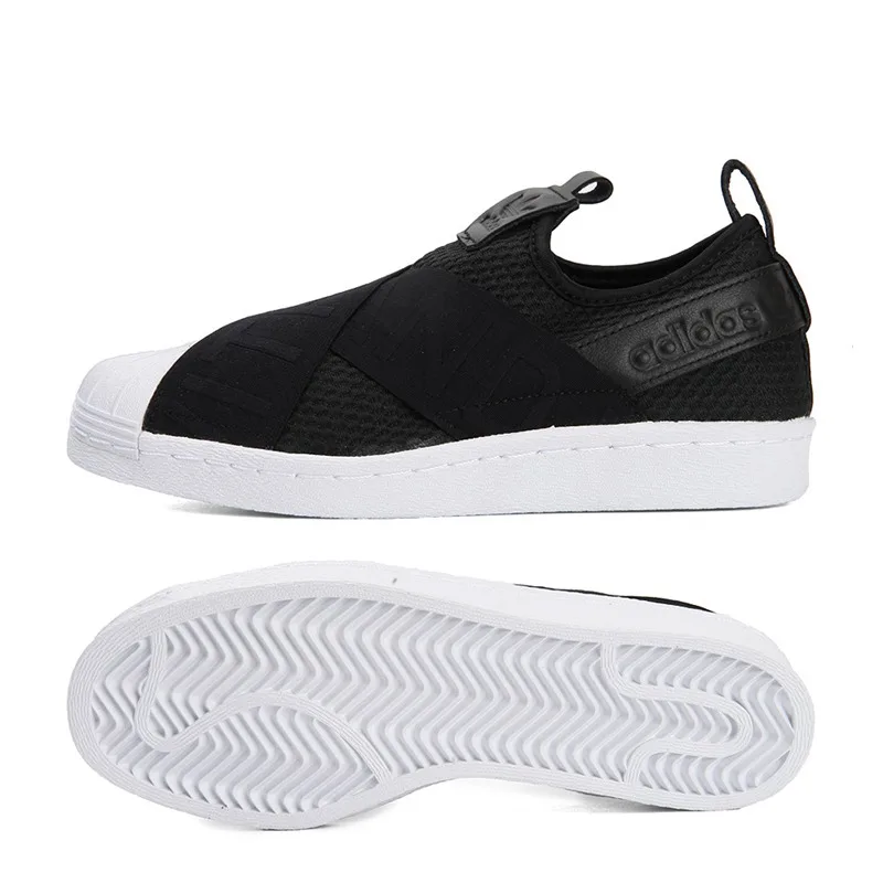 Оригинальный Новое поступление 2018 adidas Originals slipon wfoundation Для женщин Обувь для