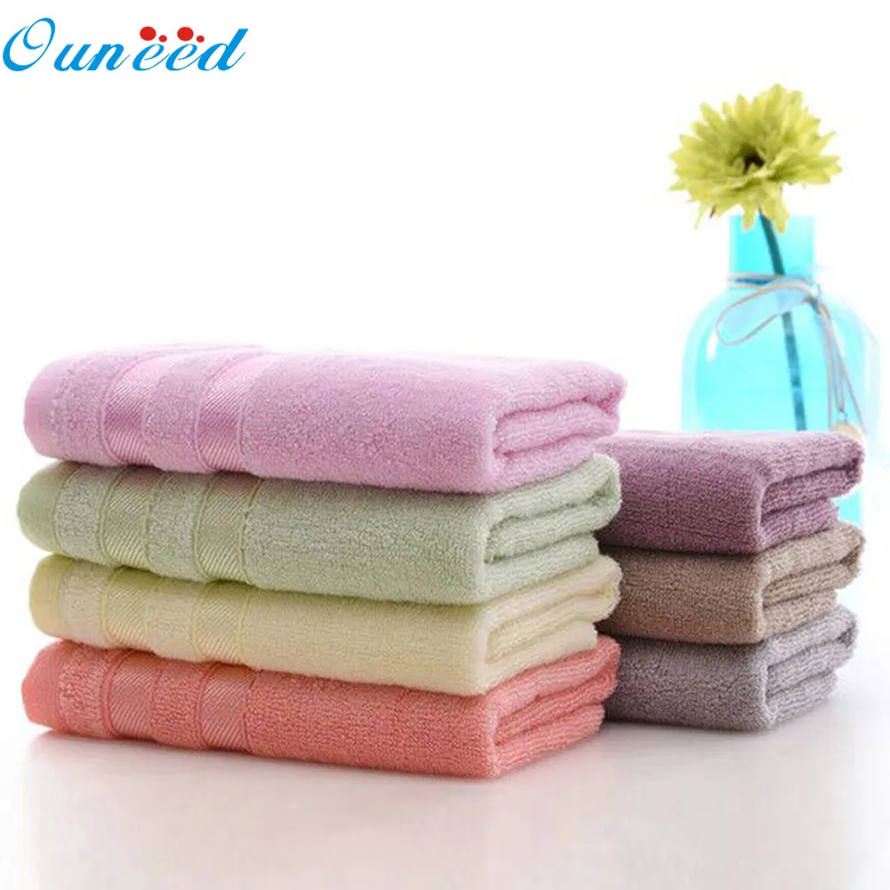 Ouneed банное полотенце ** супер впитывающая мягкая мочалка полотенца Чистый хлопок