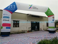 the bargain oxford cloth inflatable arch comes with a built in fan for commercial advertising campaigns or other uses