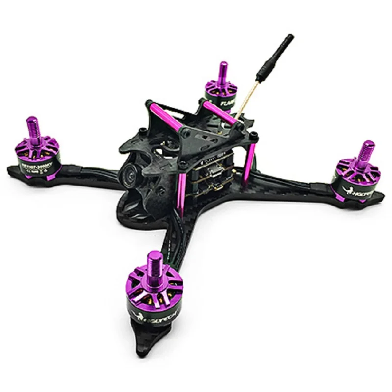 HGLRC XJB 145 мм микро Радиоуправляемый Дрон для гонок PNP 5 8G FPV 600TVL CCD/72 канала VTX/F4 FC с